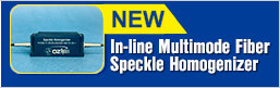 In-line Multimode Fiber Speckle Homogenizer