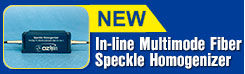 In-line Multimode Fiber Speckle Homogenizer