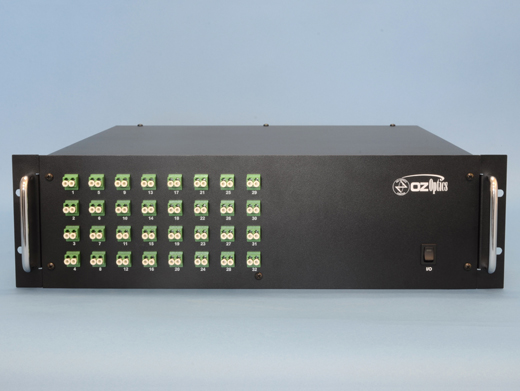 Multichannel Electrically Controlled Variable Attenuator (Rack Mount)