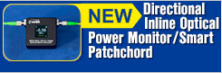 Directional  Inline Optical Power Monitor/Smart Patchchord